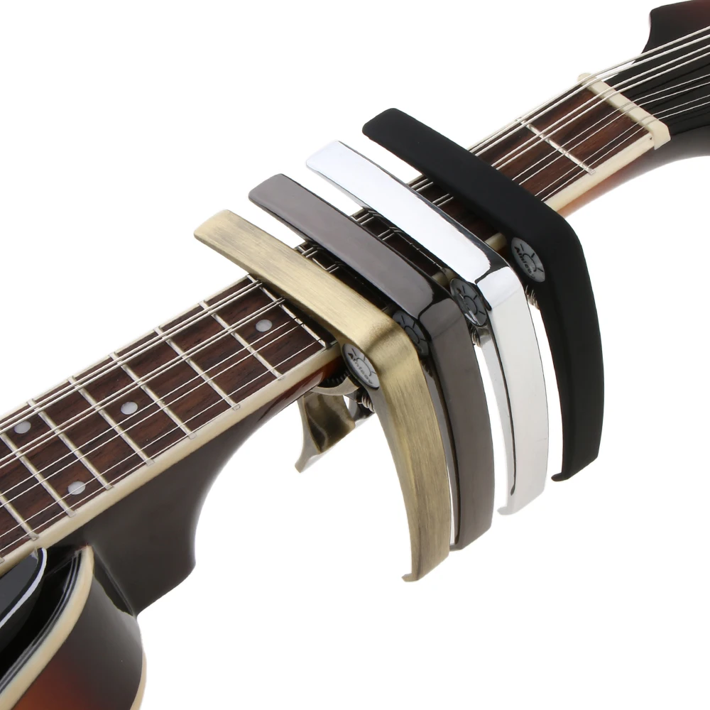 

Zinc Alloy Guitar Capo Tune Clamp Key Trigger Nail Pin Puller for Guitar Bass Banjo Ukulele Parts