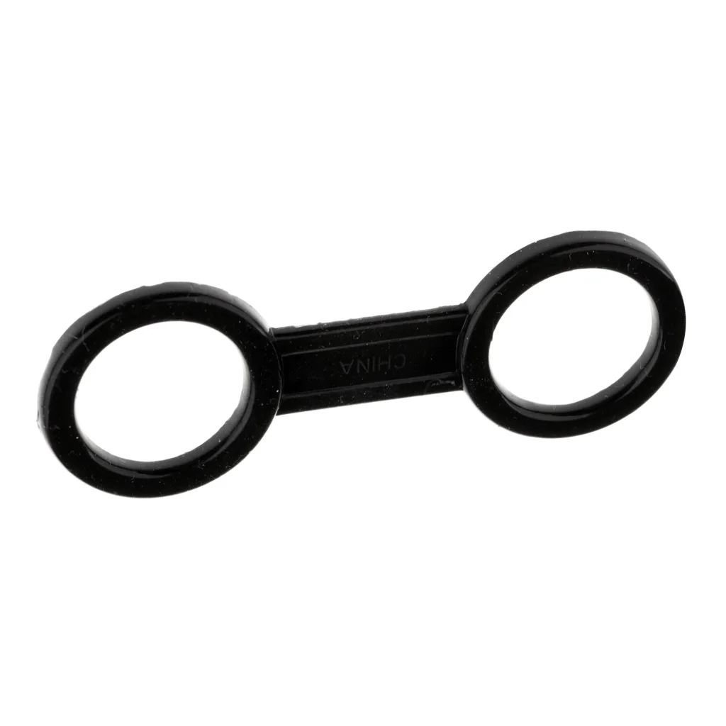 MagiDeal Silicone Scuba Dive Mask Strap Retainer Holder Snorkel Keeper Holder Black Mask Snorkel Keeper