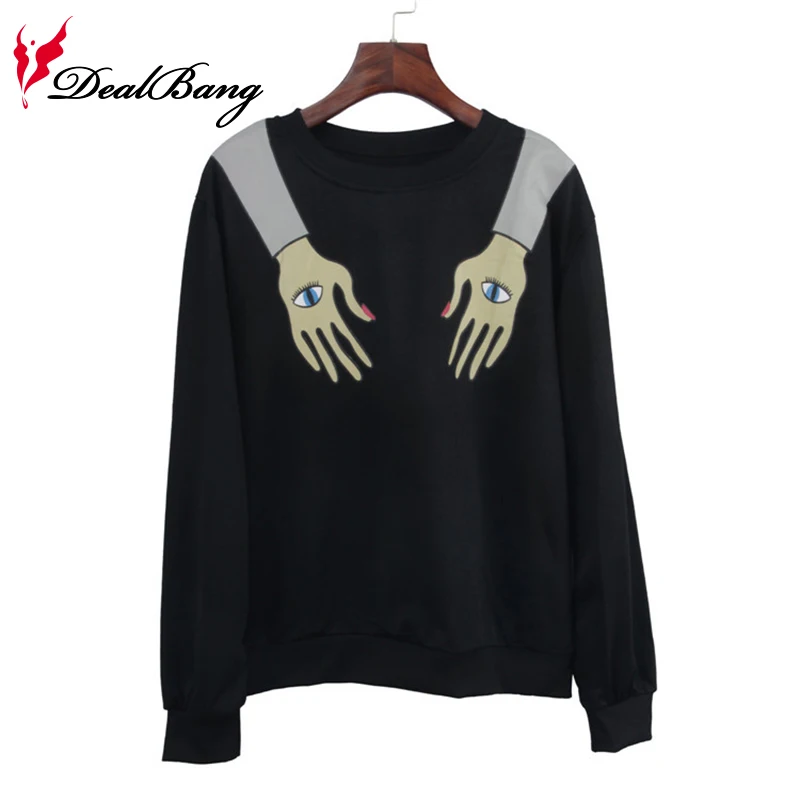 Dealbang Новый moletom feminino осень 2017 г. печатных кофты женские толстовки Повседневный