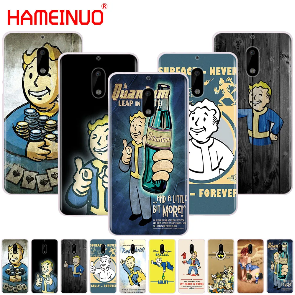 

HAMEINUO Black Isle Studios game Fallout cover phone case for Nokia 9 8 7 6 5 3 Lumia 630 640 640XL 2018