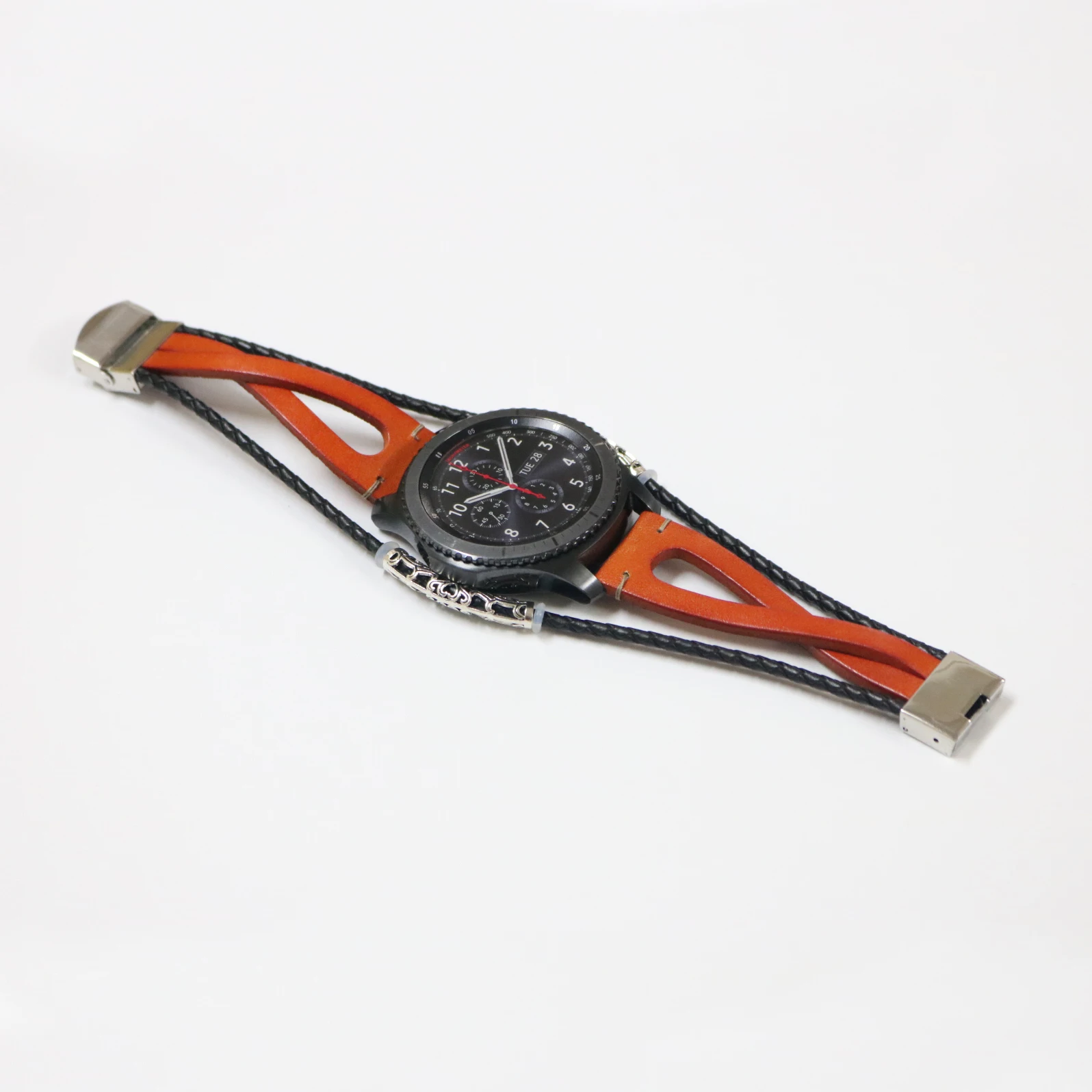 Ремешок из натуральной кожи для Amazfit Pace Stratos 2 винтажный ремешок часов Samsung Galaxy 46 мм