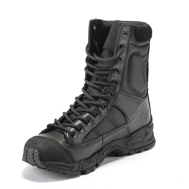 

Dropshipping Army Boots Hiking Male Low Top Design Tactical Boots CQB Delta SWAT Shoes for Men Black Military Boots plus size 46