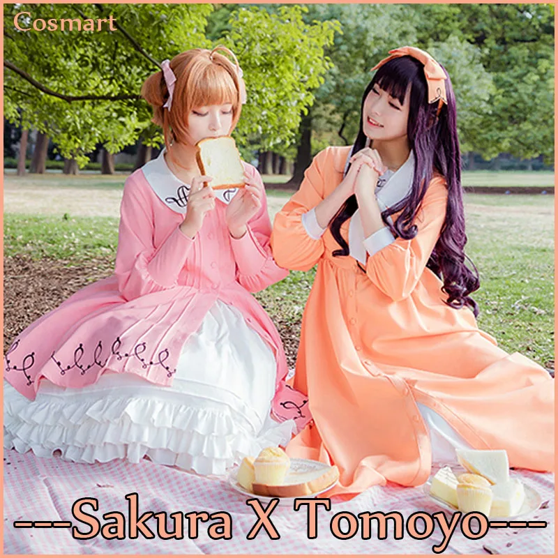 [В наличии] аниме карты Capter Sakura Tomoyo Lolita Платье для пикника униформа вечевечерние