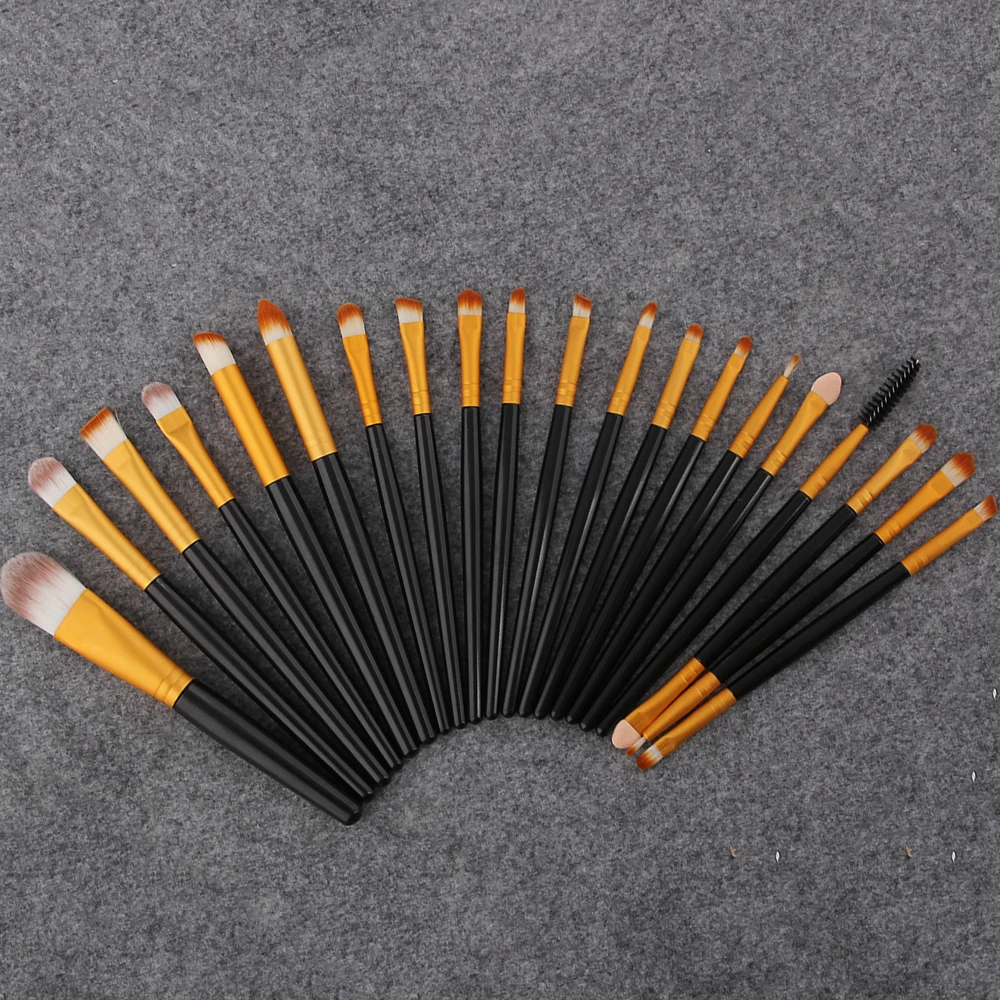 20pcs/set Makeup Brushes Pro Blending Eyeshadow Powder Foundation Eyes