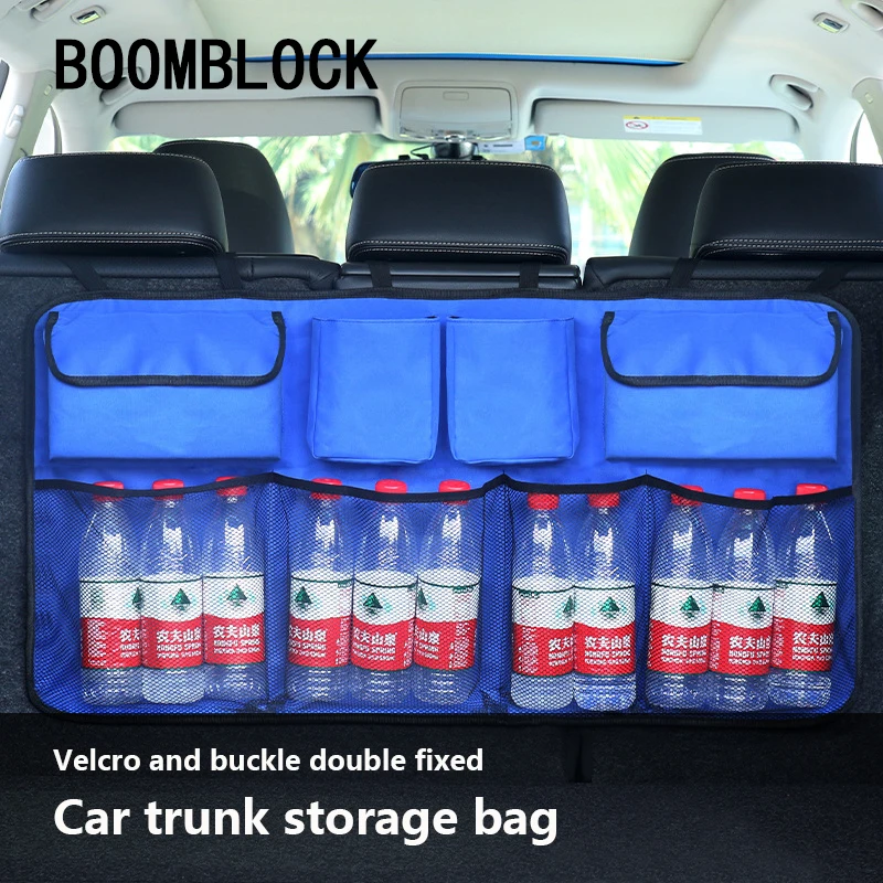 Multi use Oxford Car Trunk Organizer Backseat Storage Bag Net For