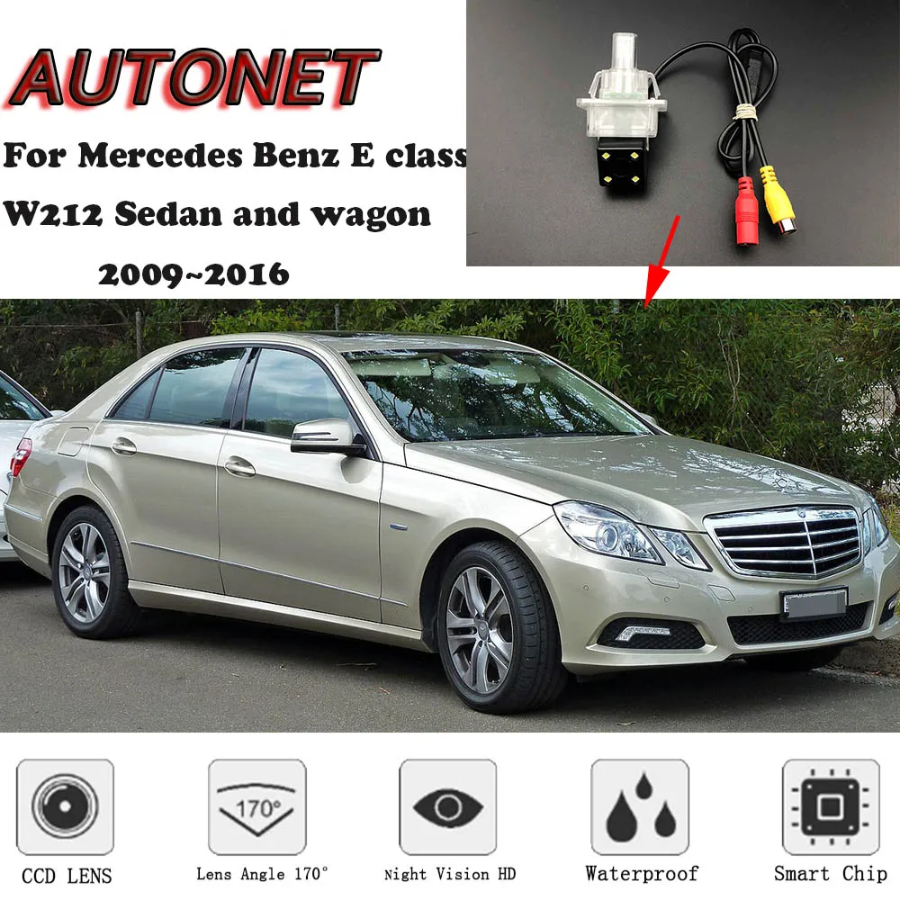 

AUTONET Backup Rear View camera For Mercedes Benz E class W212 Sedan and wagon 2009~2016 Night Vision/license plate camera