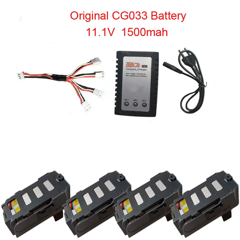 

CG033 Spare original battery Helicopter battery 11.1V 1500mAH Li-Po Battery rc quadcopter drone spare parts accessories