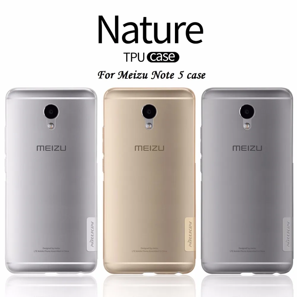 NILLKIN meizu m5 note чехол Мягкий силиконовый TPU 5 (5.5 дюймов) телефон сумки |