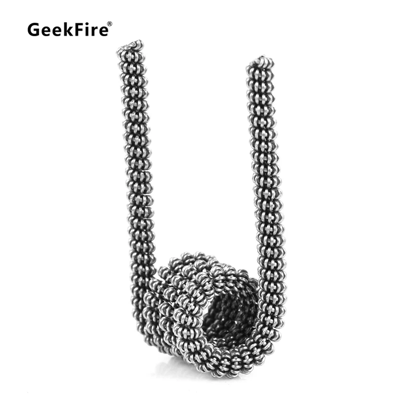 

GeekFire A1 E Cigarettes Vape Prebuilt Coil Wires Clapception Clapton Coils RDA RTA RDTA Heating Wire Accessory 6pcs/pack