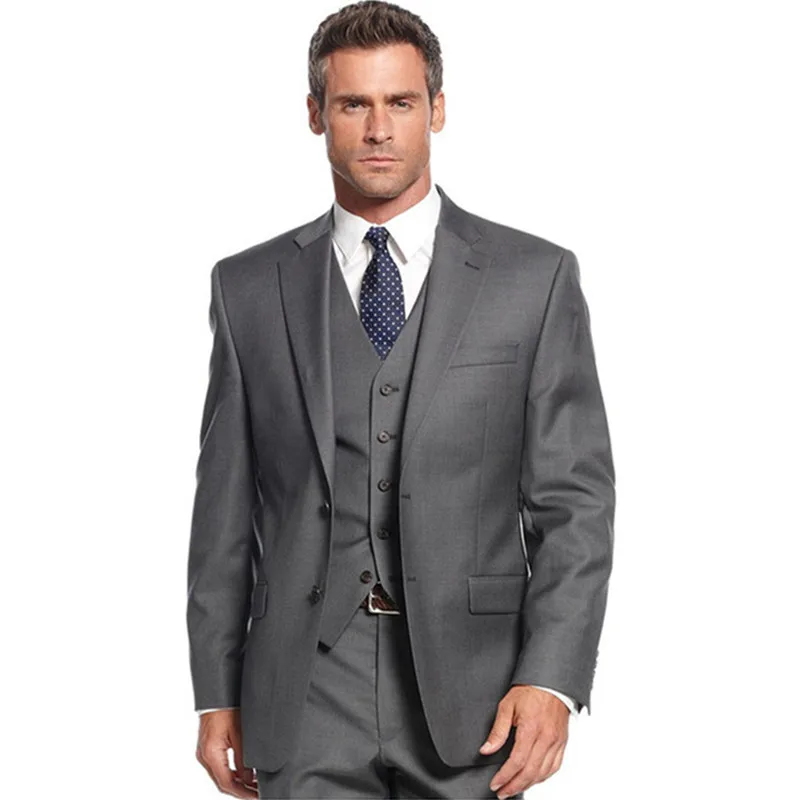 Новый традиционные смокинги формальные стиль бизнес для мужчин костюмы для выпускного бала Женихи s Свадебные костюмы (куртка + брюки для