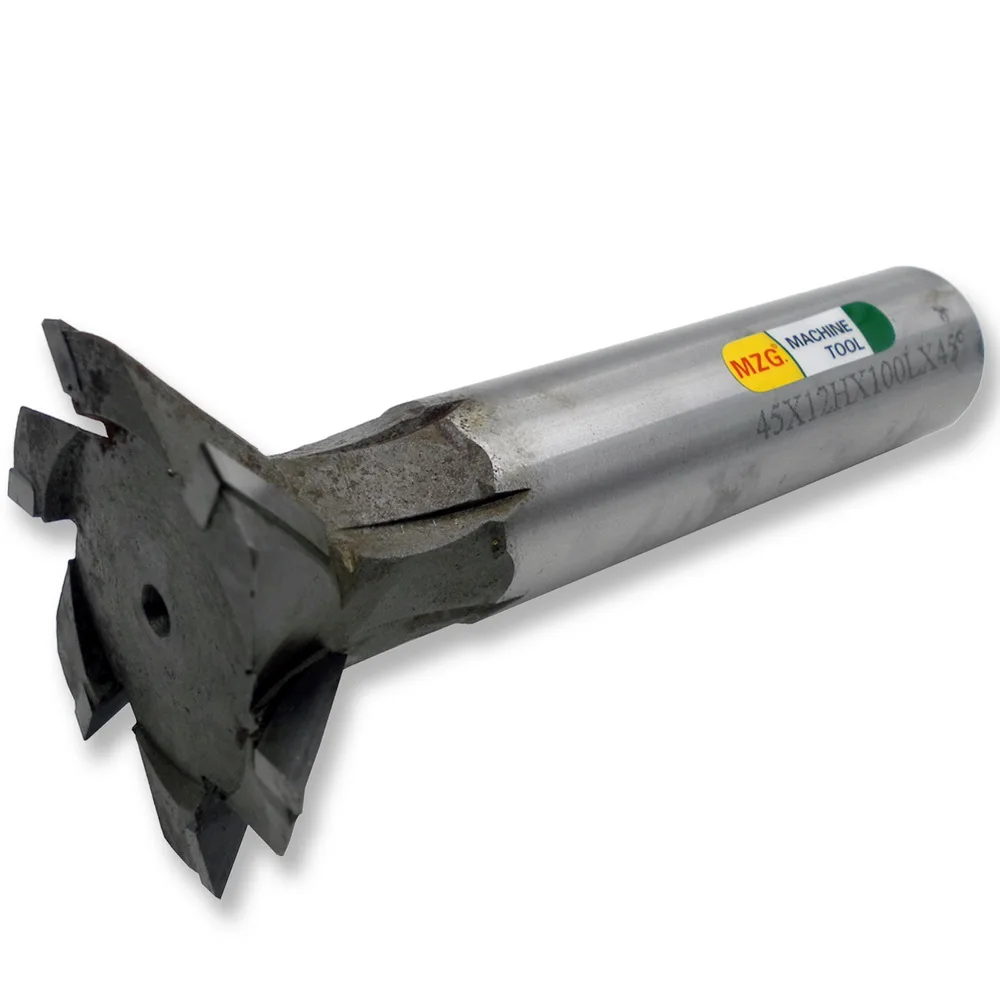 MZG Dovetail Фрезерные фрезы 45 сварочные лезвия dovetail groove фрезерный станок для