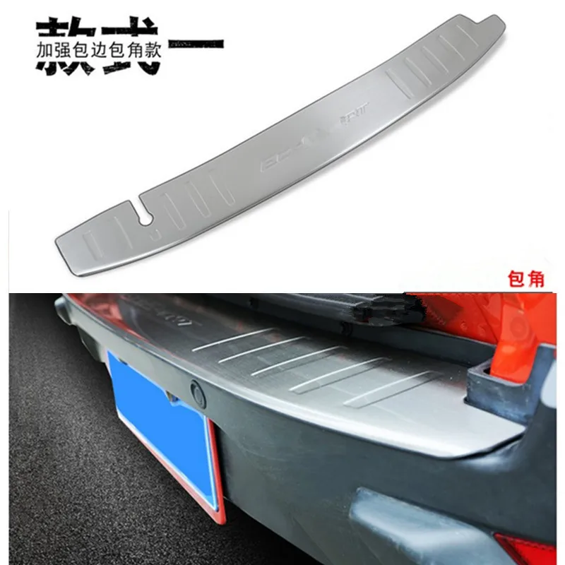 Нержавеющая сталь Внутренний Задний бампер протектор Подоконник багажник протектора пластина отделка Подходит для Ford Ecosport стайлинга автомобилей