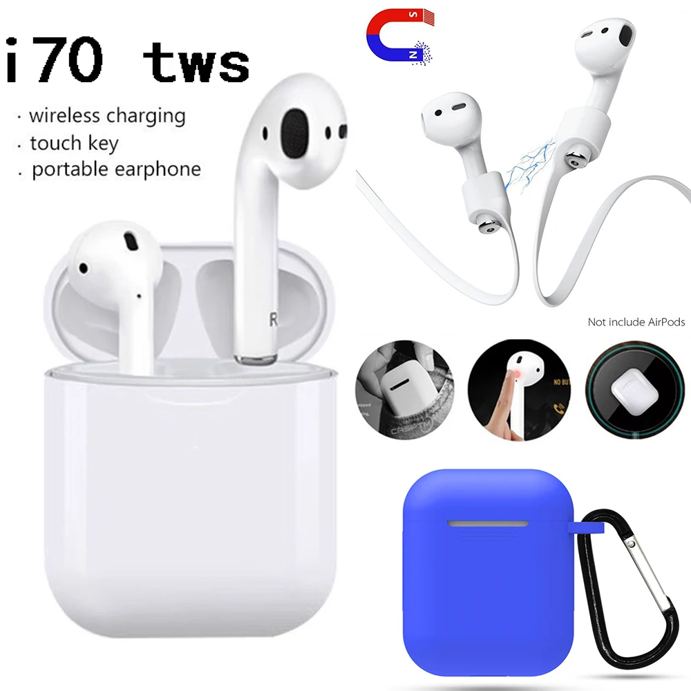 

i70 tws i70tws i 70 twsi70 Wireless Bluetooth earphones PK I10 I12 I20 I30 I60 I 10 12 20 30 60 x8 i88 air mx w1 chip 1:1 buds