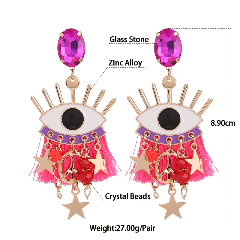 Earrings for women boho wedding earrings oorbellen tassel earrings Size