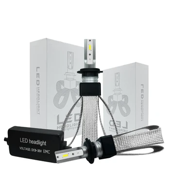 

2 X H7 Car Headlight Bulb T8 LED 30W 4800LM 9V-36V Waterproof IP68 6000K Cold White Copper Belt for Truck SUV RV HID ALL IN ONE