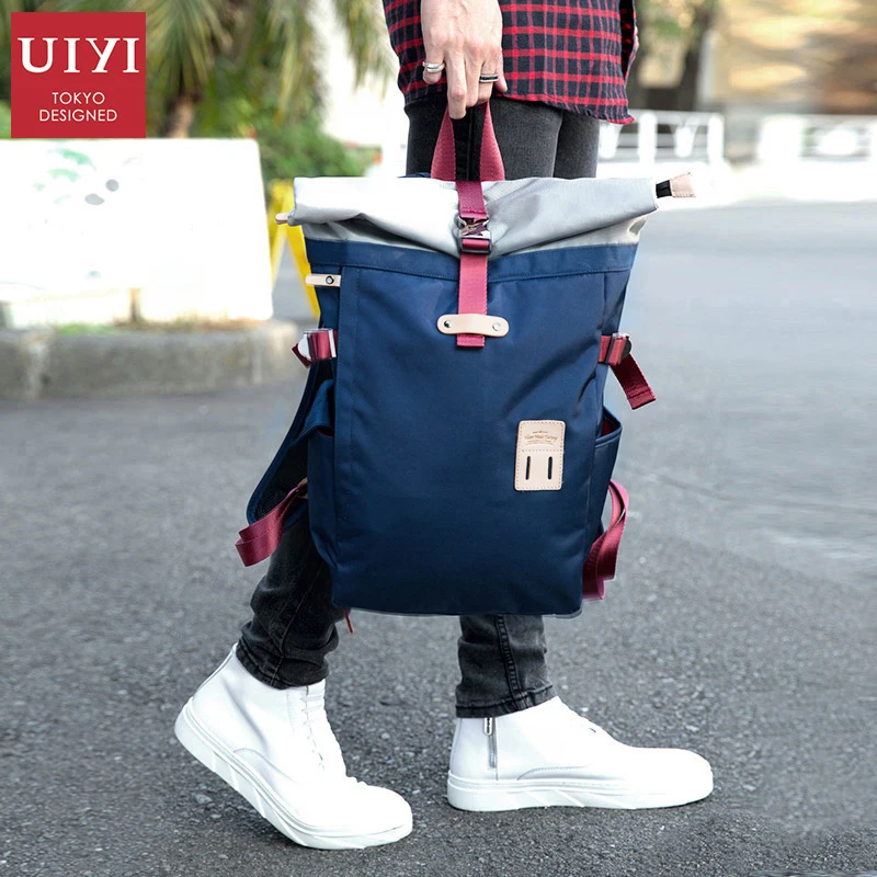 

Fashion Men 14 inch Laptop Vintage Canvas Backpack School Bookbag Laptop Satchel Travel Bag Rucksack Male shoulder Back bag new