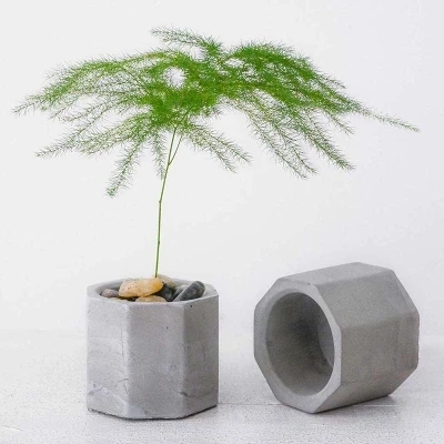 DIY горшок Силиконовые 3D цемента гипса ваза бетонные формы Глиняные изделия