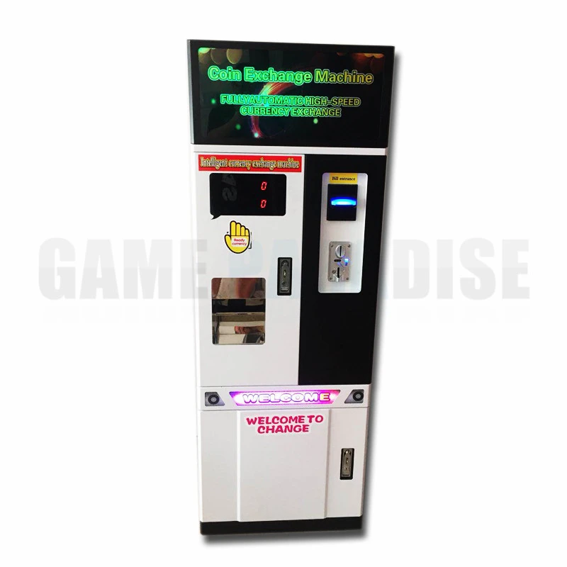bill exchange coin token money change machine automatically currency exchange machine