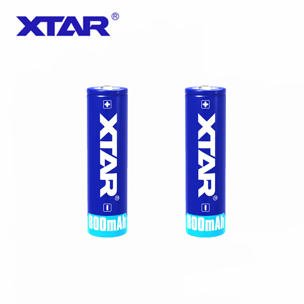 2 шт. Xtar аккумуляторная батарея 14500 800mAh 3 7 V защищенная предназначена для фонарей