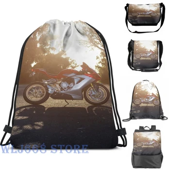 

Funny graphic print shoulder Bags women MV Agusta F3 675 Serie Oro Single shoulder backpack travel for men Gym Bag