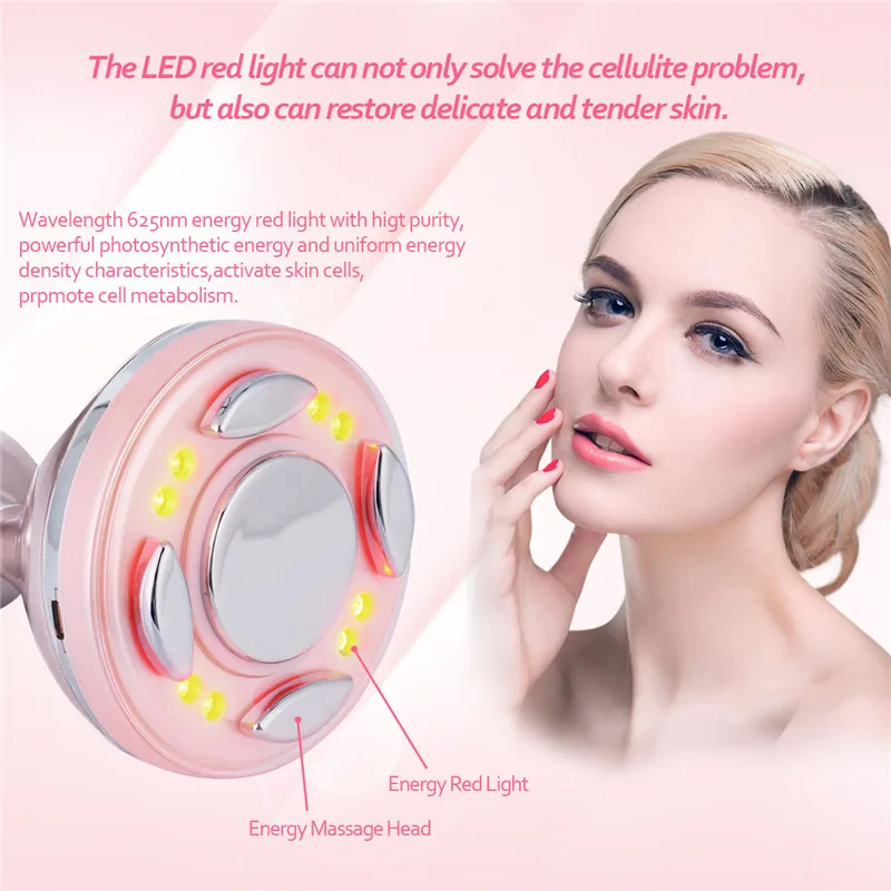  LED Ultrasonic Cavitation RF Body Slimming Machine Fat Burner RF Radio Frequency Anti Cellulite Lip - 32902664264
