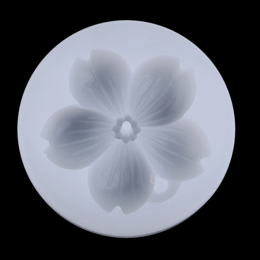 Large Fine Flower Shaped Aromatherapy Wax Tablets Gypsum Mold Plaster Silicone Mold Soap Candle Making Moulds