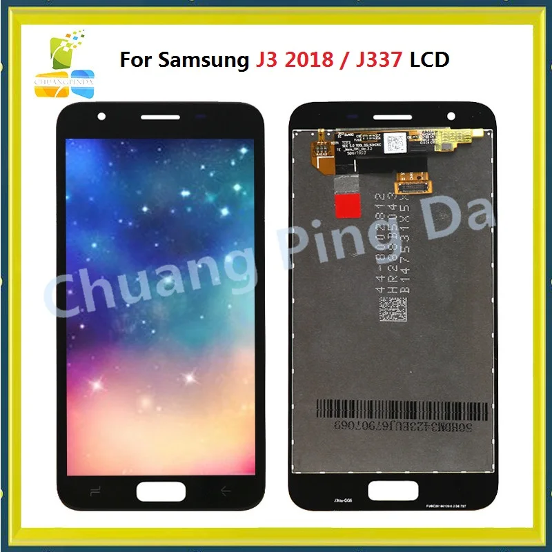 100% ORIGINAL LCD For Samsung Galaxy J3 2018 SM-J337 J337V J337P Display Touch Screen Digitizer Assembly free shipping | Мобильные