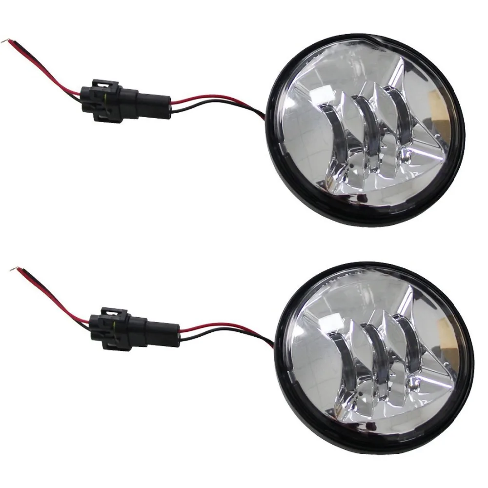 2pcs 4.5 inch Motorcycle Led Fog Light Led Fog 30W Round Waterproof 4 12 Auxiliary Passing Lamp for Harley Motorbike (11)