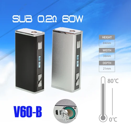 Electronic Cigarette Vape Storm Sub Ohm Tank 0.5ohm Box Mod Vape U60B,18650 Mechanical Vape Mod Body,VW 60W,VS istick 50W