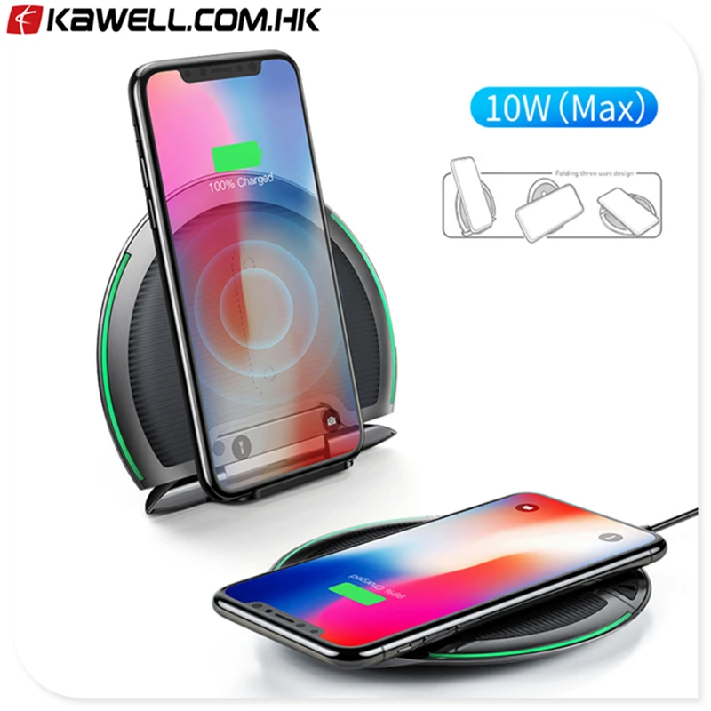 

Buy one get one gift free Foldable Three Coils Wireless Charging Pad With 1.2m Micro Cable