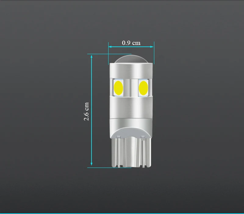 NAO 2x водить автомобиль w5w t10 Светодиодные лампы для автомобилей t10 w5w светодиодные лампы для автомобиля 12V drl интерьерные светильники 3030 чипы 194 168 сигнальная лампа 6000K