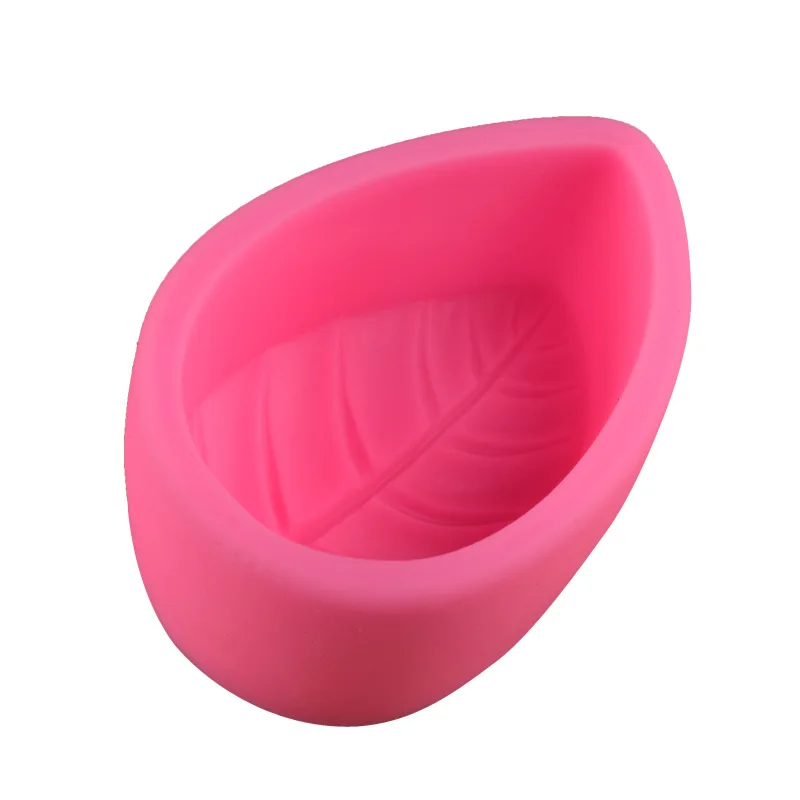 

Simulation of leaf shape sugar flip silicone mold handmade soap cake decoration