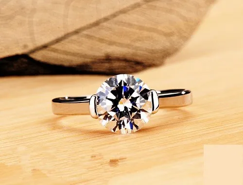Специальное предложение 1CTW 6 5 мм G H Moissanite кольцо тест положительная Гарантия 925