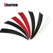 50 шт. " Настоящие турецкие перья для стрел черного цвета ручной работы стрелы перо с бантом оперение, снаряжение стрелка из лука 3 цвета