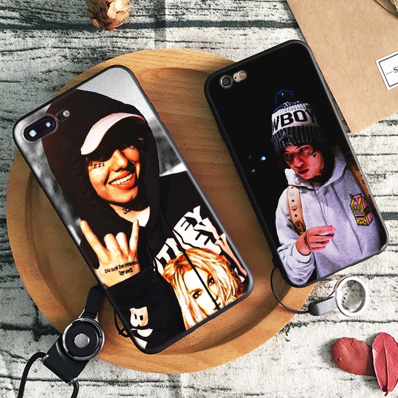 

LIL XAN RAPPER Coque Soft Silicone Phone Case Cover Shell For Apple iPhone 5 Se 5s 6 6s 6Plus 6sPlus 7 8 7Plus 8Plus X
