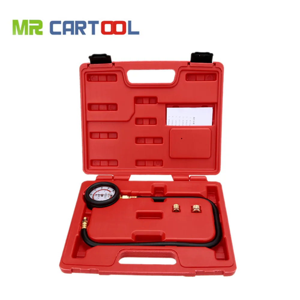 

TU-12 0-100psi Engine Oil Pressure Tester Pressure Gauge Test Tool Kit Auto Pressure Tester