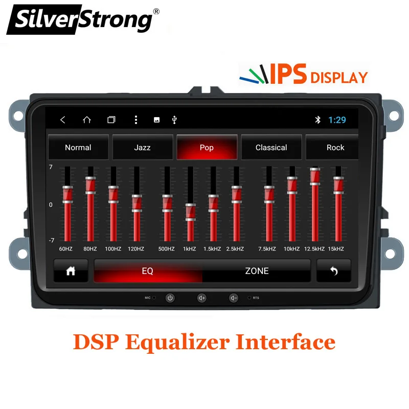 SilverStrong 9 дюймов панель IPS Jetta Android 8 1 автомобильное радио DVD для VW Golf6 MK5 Passat B6 B7 поло