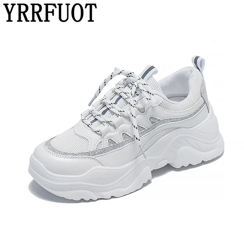 

YRRFUOT Casual Shoes For Women Breathable Light Brand Woman Fashion Sneaker Leisure Shoes Zapatos Mujer Sneakers Women Lace-up