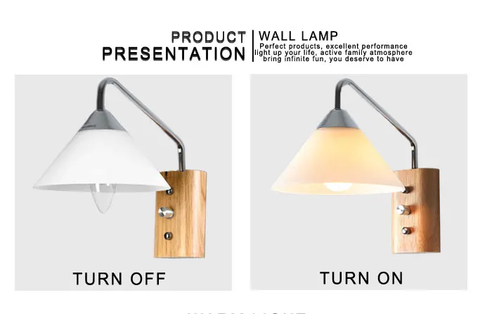 Glass shade wood light_02