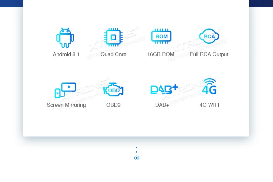Perfect XTRONS 6.2" Android 8.1 Car Multimedia System RCA GPS Navigation for Fiat Punto (199/310) Linea 2012-2016 NO DVD 1