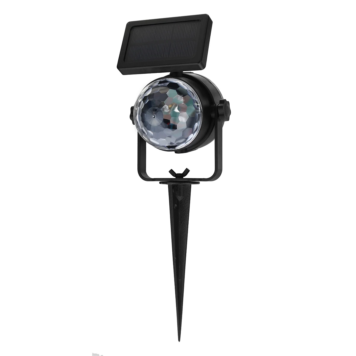 

4V Solar Powered led Stage Light Color Changing Crystal Ball Light Garden Light With Groumd Stick