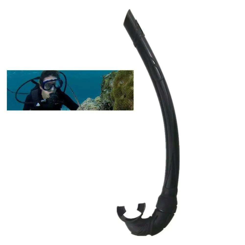 

Silicone Folding Flexible Roll Up Full Wet Type Snorkel Breathing Tube For Diving Snorkeling Swimming Water Sports