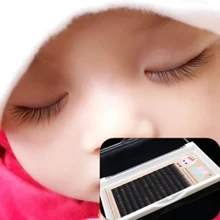 Все размеры 8-12 мм J 0,1 мм толщина удлинение натуральные ресницы отдельные накладные ресницы новое качество мягкое Поддельные ресницы