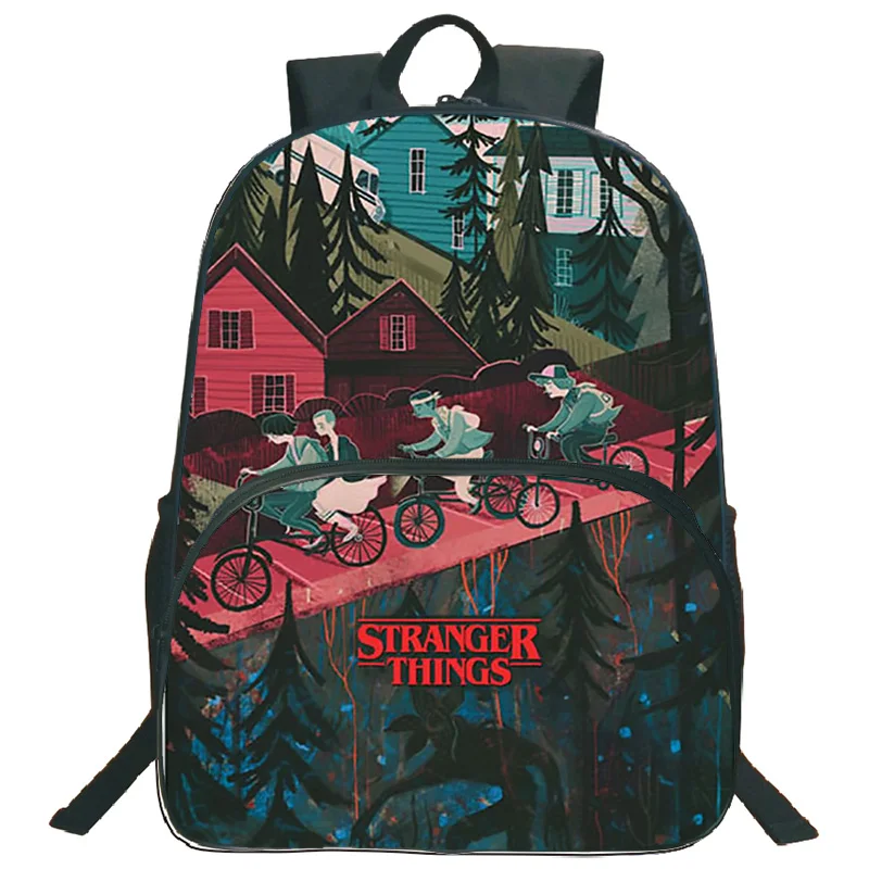 Лидер продаж для учеников, мальчиков и девочек очень странные дела 3 школьный подарок-сюрприз рюкзак повседневный рюкзак для ноутбука 2 шт./компл. рюкзак+ пенал