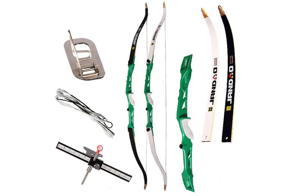 2016 New Colorful Riser Recurve Bow Hunting Bow Folding Portable For