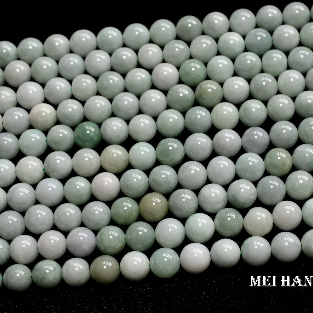 Бесплатная доставка Meihan (31 бисер/Набор/78 г) натуральный Бисер 13 +-0 2 мм гладкие jadeite