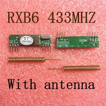 

10pcs X RXB6 433Mhz Superheterodyne Wireless Receiver Module With antenna Free Shipping
