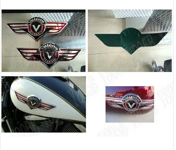 Motorcycle Gas Tank Emblem Badge For Kawasaki Vulcan Vn400 500 800