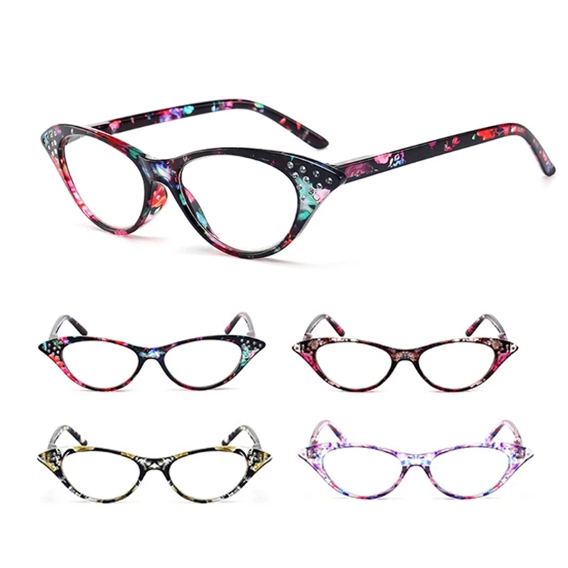 

Free delivery Fashion Women Cat Eye PC Frame Reading Glasses Eyeglass Eyewear +1.0-+4.0