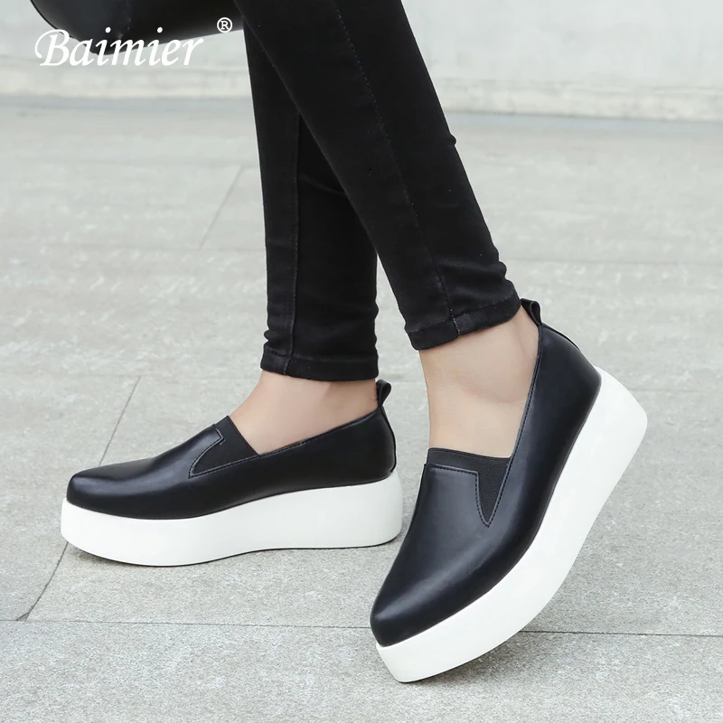 comfortable platform loafers
